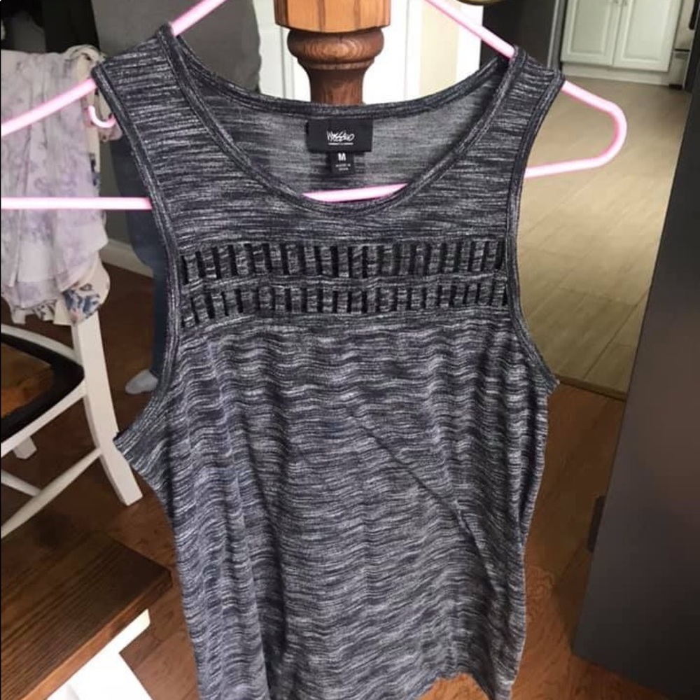 Mossimo Tank Top with Cut Out Neckline